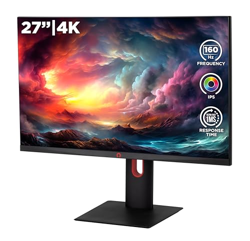Konix Pantalla Gaming Stormfury 4K 27" PC, PS4, PS5, Switch, Xbox - Ultra HD 2160 px - 160 Hz - 1 ms - FreeSync - 2 x HDMI 2.1 - DisplayPort - Panel IPS