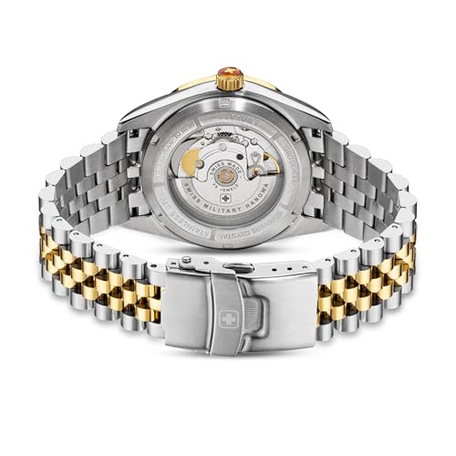 Swiss Military by Chrono Reloj Analógico para Hombres de Suizo automático con Correa en Acero Inoxidable SMWGL0002160