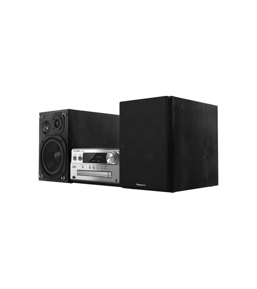 Technics SC-PMX802E-S Sistema Hi-Fi Premium con Radio Dab, Reproductor de CD y Transmisión de Alta Resolución, Chromecast Integrado, Bluetooth, AirPlay 2, Altavoces de 3 Vías, Plateado