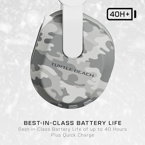 Turtle Beach Stealth 500 Camo Ártico Auriculares de Juego inalámbricos con 40 Horas Batería y Bluetooth para Xbox Series X o S, Xbox One y móvil