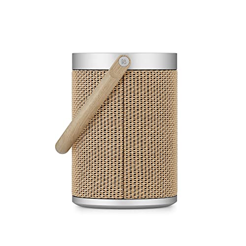 Bang & Olufsen Beosound A5 Potente Altavoz de Lujo Modular Bluetooth Portátil y WiFi para Uso en Casa o Exteriores con una Batería de Larga Duración y Cargador Inalámbrico Nordic Weave