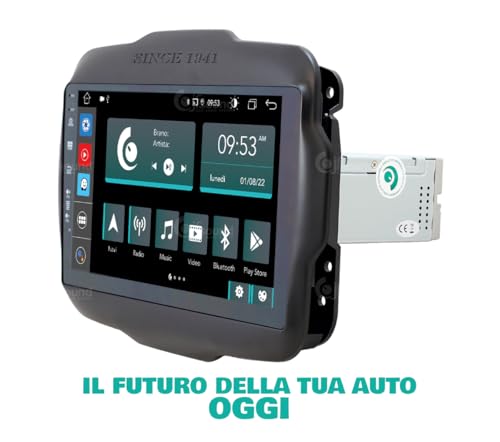 Radio de Coche para Jeep Renegade Android GPS Bluetooth WiFi USB Dab+ Touchscreen 9" 8core Carplay AndroidAuto