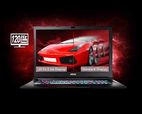 MSI Gaming GE73VR 7RE-043DE Raider 43.9cm (17.3 Zoll) Gaming Notebook Intel Core i7 16GB DDR4-RA