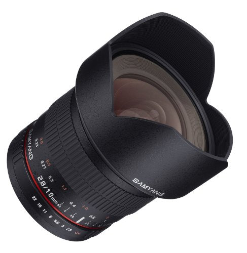 Samyang – Objetivo de 10 mm F2.8 ED como NCS CS Ultra Gran Angular Lente para Pentax K y Samsung K para cámaras réflex Digitales (sy10 m-p)