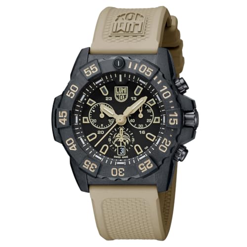 Luminox Reloj Cronógrafo para Hombres de Cuarzo Suizo con Correa en Caucho XS.3590.NSF.Set
