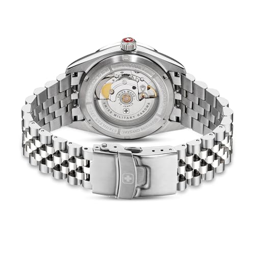 Swiss Military Hanowa Reloj Analógico para Hombres de Suizo automático con Correa en Acero Inoxidable SMWGL0002103