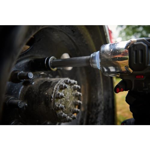 Ingersoll-Rand W8591-K2-EU Llave de Impacto Inalámbrica de 1" y 20V, Kit con 2 Baterías, 2710 Nm, Enclavija de 6" y Anillo de Fricción con Orificio Pasante