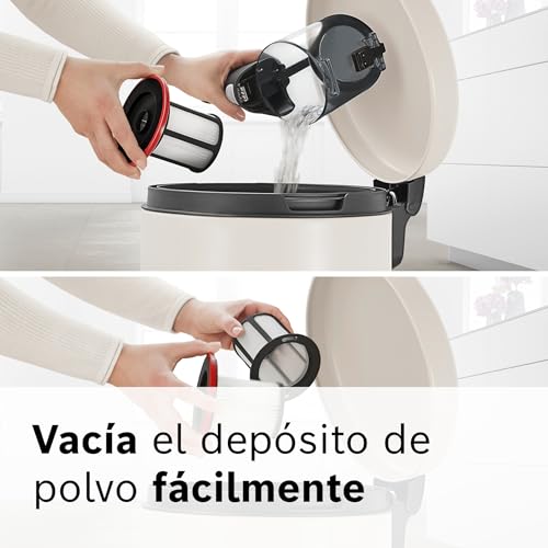 Bosch Unlimited Serie 6 BBS611PCK - Aspirador escoba sin cable, hasta 30 minutos de duración, 18 V, incluye 1 Batería Extraíble (Power for ALL), color azul