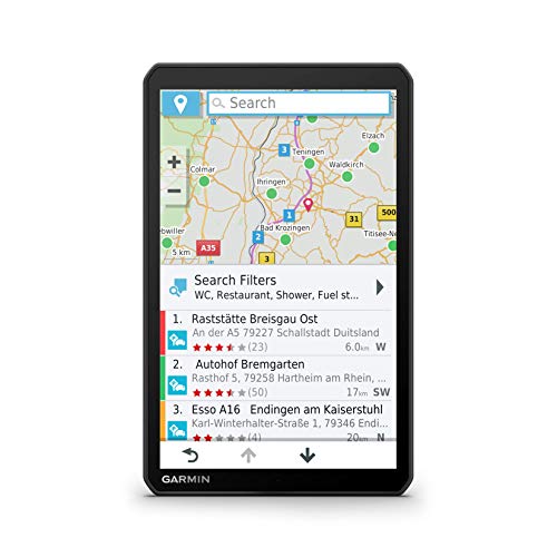 Garmin GPS para camión, Negro, 8" (20,3 cm)