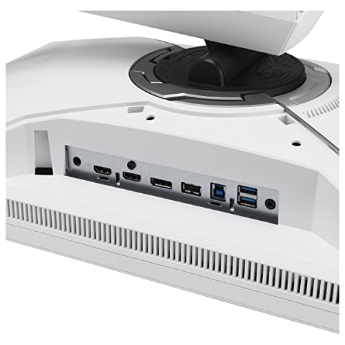 Asus XG27AQ-W ROG Strix Monitor de Gaming, Fast IPS, 27 Pulgadas, WQHD 2560 × 1440, hasta 170 Hz, 1 ms GTG, ELMB Sync, G-Sync Compatible, Display HDR 400