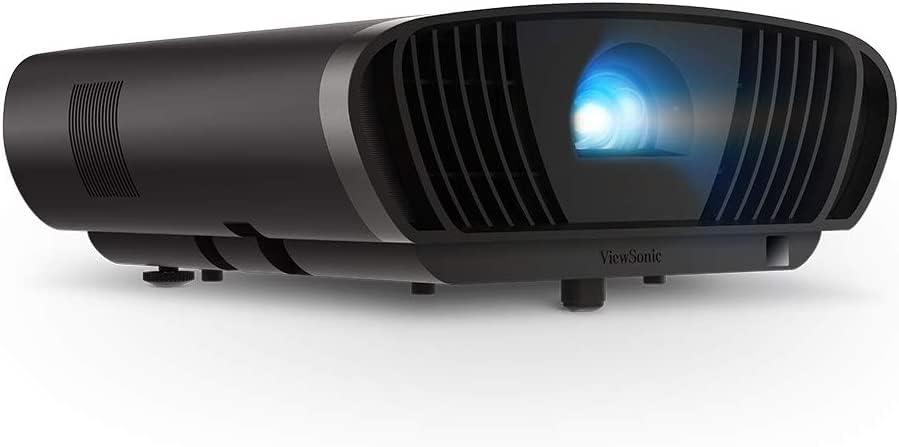 ViewSonic X100-4K UHD Proyector LED para Cine en Casa (4K, 2900 lúmenes, Rec.709, HDR, 4X HDMI, USB, WLAN, Altavoces de 20 vatios x 2, Zoom óptico 1,2X, Desplazamiento de Lente) - Negro