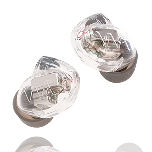 Westone Audio Pro X50 - Auriculares IEM con transductor de Armadura balanceada Simple - Cable T2 Desmontable, Ambiente pasivo, IEM para músicos y Artistas, Auriculares cómodos - Transparente