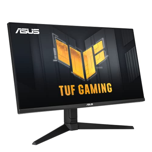 ASUS VG28UQL1A Monitor Gaming 28 Pulgadas, UHD 4K (3840x2160), Fast IPS, 144 Hz, 1 ms GTG, NVIDIA G-Sync Compatible, AMD FreeSync Premium, DSC, ELMB Sync, DisplayHDR 400, DCI-P3 90%