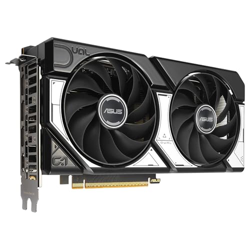 ASUS Dual GeForce RTX 5060 8 GB GDDR7 OC Edition Tarjeta gráfica (PCIe 5.0, 8 GB GDDR7, DLSS 4, HDMI 2.1b, DisplayPort 2.1b, diseño de 2,5 Ranuras, diseño de Ventilador Axial-Tech, tecnología 0dB)