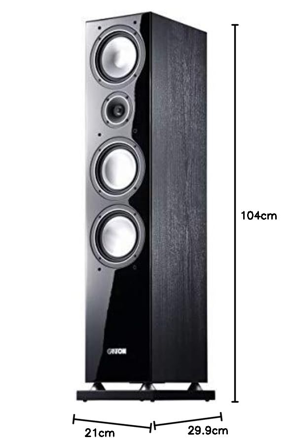 Canton 03600 Chrono 519 DC Altavoz de pie Negro