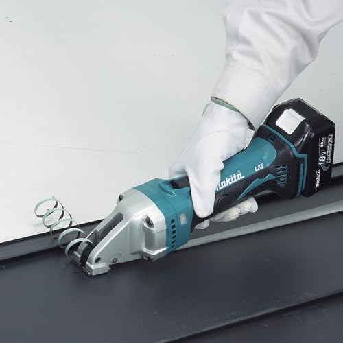 Makita batería Tijeras de hojalatero (18,0 V, en MAKPAC con 2 baterías 4,0 Ah + Cargador, DJS161RTJ 280 wattsW, 18 voltsV