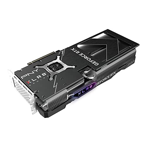 PNY GEFORCE RTX 4070Ti 12GB XLR8 Gaming Verto Epic-X RGB DLSS 3 Triple Ventilador Tarjeta gráfica,Black