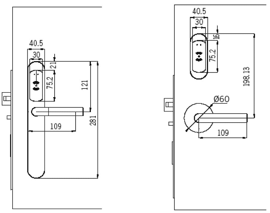 SNAC17SL1S007VI Smartair Stand alone IClass JPM – Cuadrado 7 entre ejes 70 mm