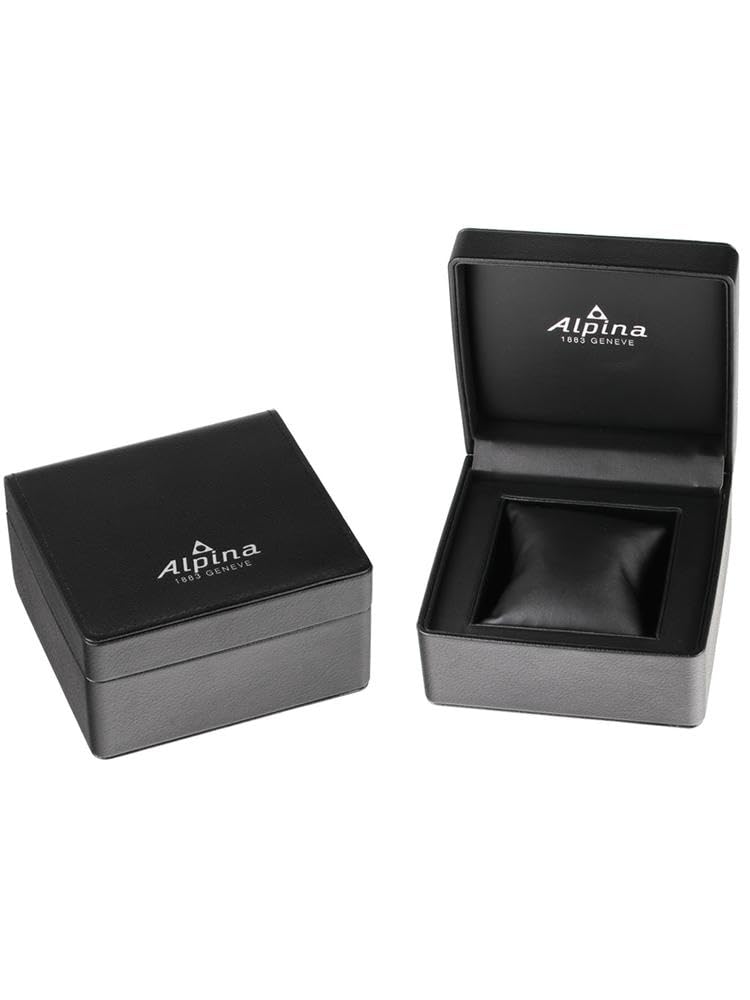 Alpina Reloj Analógico para Hombre de Cuarzo con Correa en Acero Inoxidable mid-39671