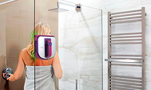 LINEA TIELLE LIFE TECHNOLOGIES GLASSCLEANERPRO Robot Glass Cleaner Pro Profesional-limpiacristales automático Ideal para Cualquier Superficie Lisa-Espejos-Azulejos-Paneles solares, Plástico