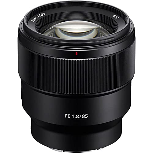 Sony SEL85F18 85mm F/1.8-22 Lente de cámara Fija de teleobjetivo Medio, Color Negro