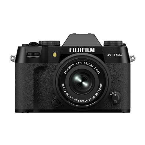 FUJIFILM X-T50 Black / 15-45mm Kit