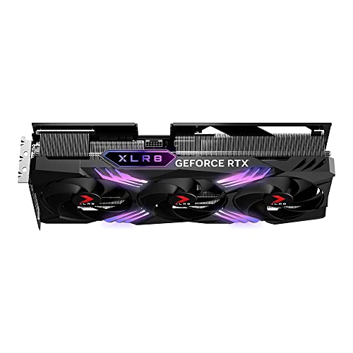 PNY GEFORCE RTX 4070Ti 12GB XLR8 Gaming Verto Epic-X RGB DLSS 3 Triple Ventilador Tarjeta gráfica,Black