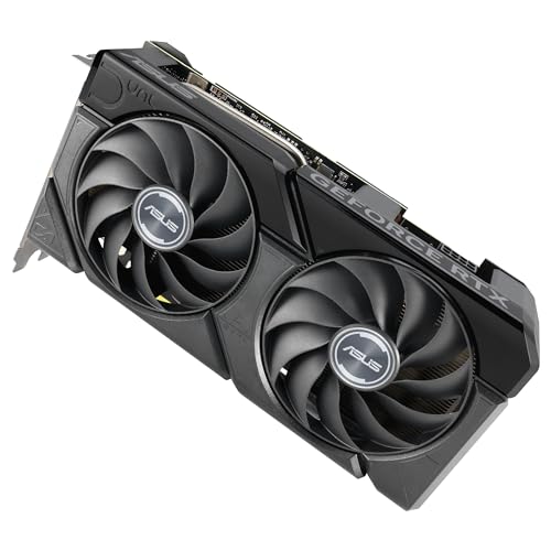 ASUS Dual GeForce RTX 4060 EVO OC Edition 8GB GDDR6 (PCIe 4.0, 8GB GDDR6, DLSS 3, HDMI 2.1a, DisplayPort 1.4a, diseño de Ventilador Axial-Tech, tecnología 0dB, Dual BIOS, tecnología Auto-Extreme)