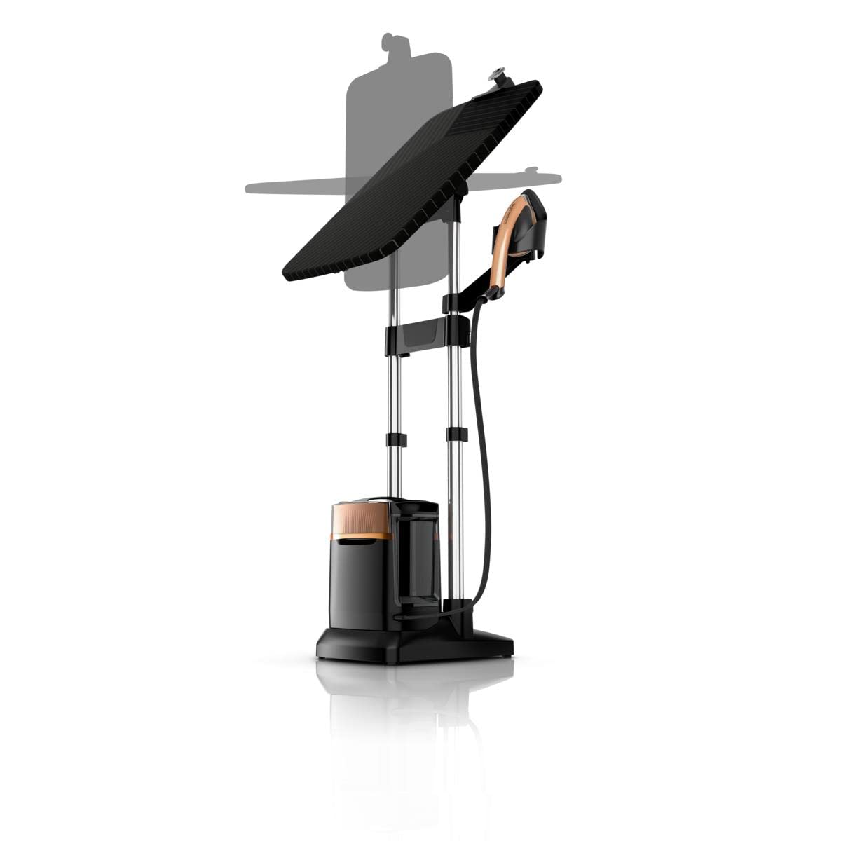 TEFAL QT2020 IXEO POWER ALL-IN-ONE - Plancha de vapor con Smart Board integrada de 3 posiciones, desinfección y planchado, tecnología de vapor de alta presión, presión de vapor de 5,8 bares, 2170 W,