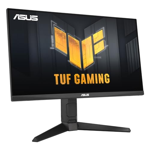 ASUS TUF Gaming VG249QL3A - Monitor Gaming de 24", Full HD, 180 Hz, Fast IPS, ELMB, 1 ms, FreeSync, Compatible con G-Sync, Variable Overdrive, 99% sRGB, Altura Regulable