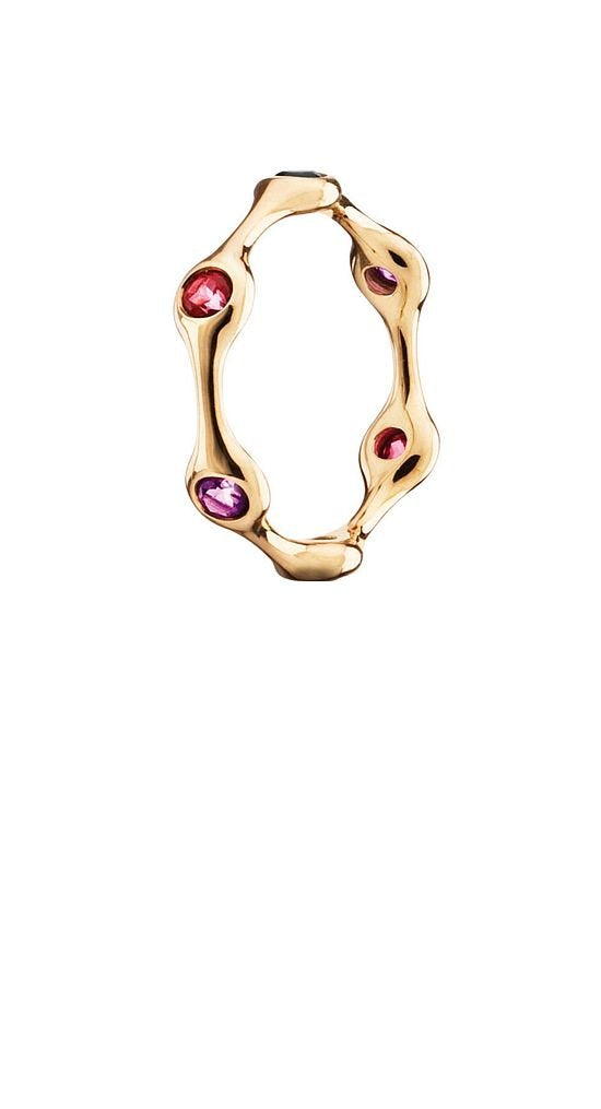 Pandora 970116MX4-60 - Anillo de oro amarillo de 18 quilates, talla 20 (19,1 mm)