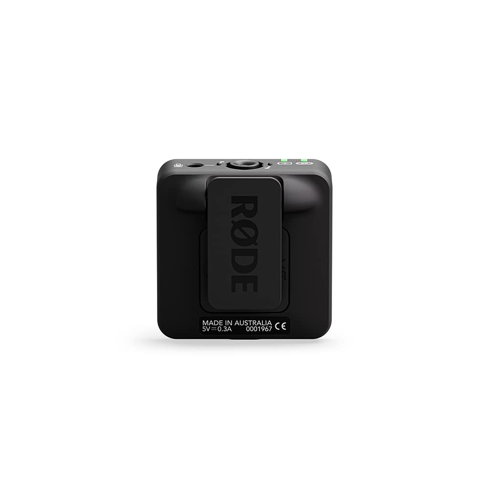 RØDE Sistema de microfonía inalámbrica ultracompacto Wireless ME con micrófonos Integrados, tecnología GainAssist y 100m de Alcance para filmaciones, entrevistas y creación de contenidos