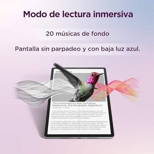 Lenovo Idea Tab Pro – Tablet 12.7" 3K (MediaTek Dimensity 8300, 8 GB RAM, 256 GB UFS 4.0, 144 Hz, Wi-Fi 6E, Bluetooth 5.3, Android 14) Gris, Incluye Teclado + Pen