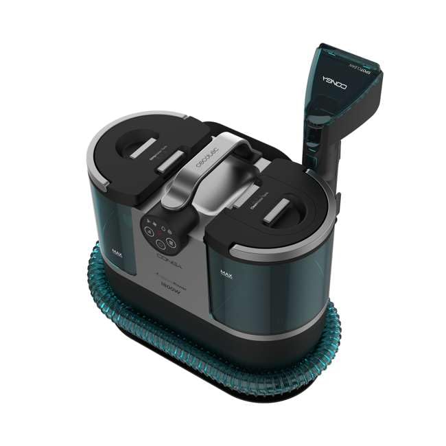 Cecotec Limpiador Aspirador de Tapicerias y Alfombras Conga 7000 Carpet&Spot Clean Steam XXL, 1700W, Limpieza 3en1, Deposito 1600ml agua limpia y 950ml agua sucia, Radio de acción 7m