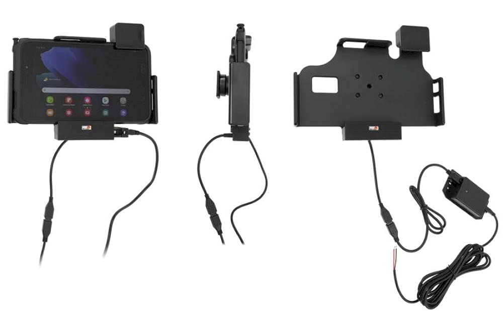 Brodit Soporte para Dispositivos 747225, Fabricado en Suecia, con función de Carga para tabletas, Samsung Galaxy Tab Active 2 SM-T390/SM-T395, Galaxy Tab Active 3 SM-T570/SM-T575