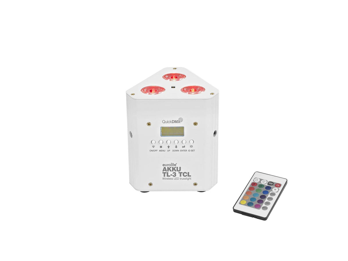EUROLITE - Set de 4 akku tl-3 tcl blanco + caja tdv-1