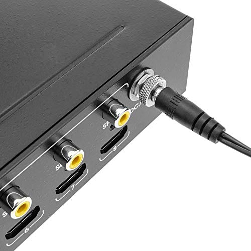 BeMatik - Compartidor Matrix 8x8 Conmutador matricial de vídeo HDMI 2.0 4K@60hz HDR (HB012)