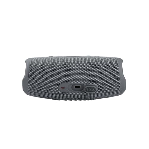 JBL Charge 5 Altavoz inalámbrico portátil con Bluetooth y batería integrada, resistente al agua (IP67), con PartyBoost para subir el nivel de la fiesta, hasta 20h de reproducción, gris