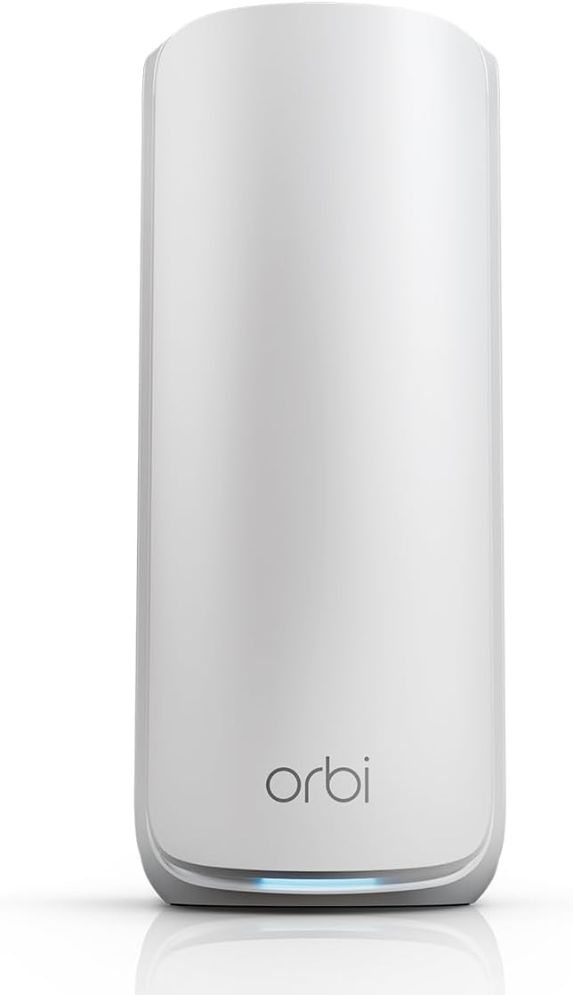 NETGEAR Orbi 870 | Sistema Mesh WiFi 7 | Funciona con Orbi RBE872 y RBE873 | hasta 21 Gbits/s | Amplía la Cobertura hasta 200 m² | y 150 Dispositivos | Cuadribanda BE21000 | RBE870 | Blanco