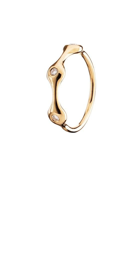 Pandora 970109D-57 - Anillo de oro amarillo de 18 quilates, talla 17 (18,16 mm)
