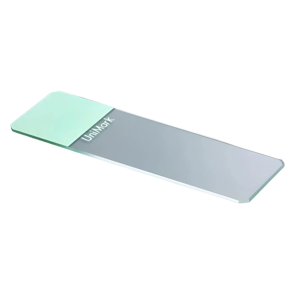 Marienfeld UniMark - Portaobjetos para microscopio (vidrio sodocáreo, bolsa de aluminio, 76 mm de profundidad, 26 mm de ancho, 1 mm de grosor, 10.000 unidades), color verde
