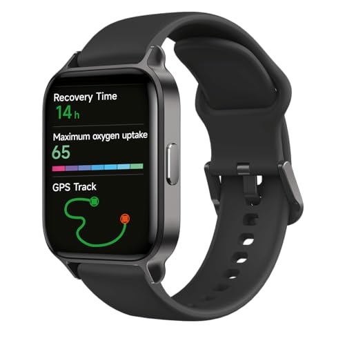 Ice-Watch - ICE fit 1.0 Black AMOLED - Reloj conectado negro con correa de silicona - 024104 (1.78 pulgadas)