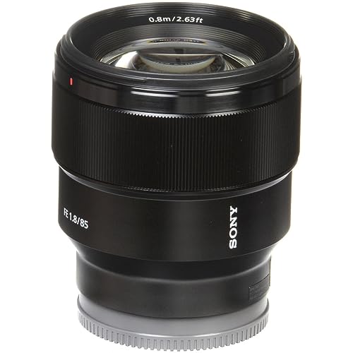 Sony SEL85F18 85mm F/1.8-22 Lente de cámara Fija de teleobjetivo Medio, Color Negro