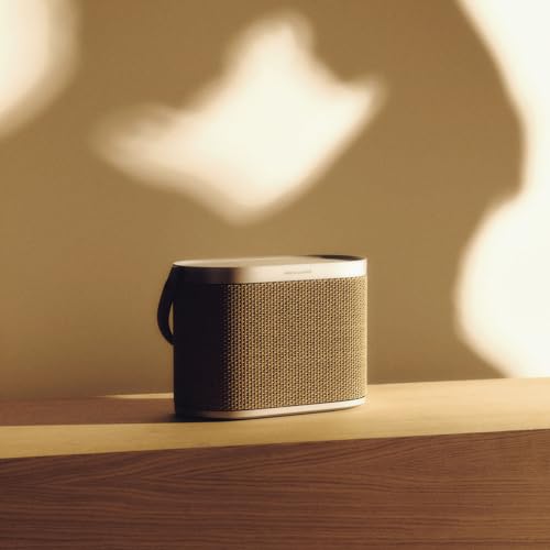 Bang & Olufsen Beosound A5 Potente Altavoz de Lujo Modular Bluetooth Portátil y WiFi para Uso en Casa o Exteriores con una Batería de Larga Duración y Cargador Inalámbrico Nordic Weave