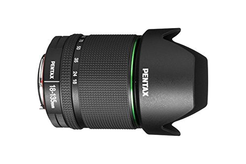 Pentax SMC DA 18-135 mm f/3.5-5.6 ED AL (IF) DC WR - Objetivo para Pentax (Distancia Focal 18-135mm, Apertura f/3.5-38, diámetro: 73mm) Color Negro
