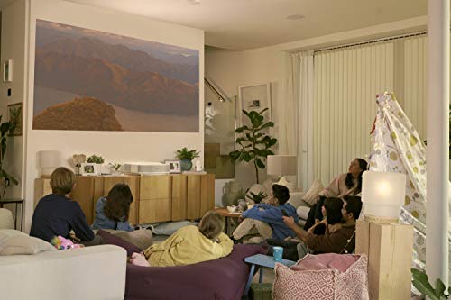 Epson EpiqVision Ultra EH-LS300W, TV Proyector Láser FullHD 1080p de UltraCorta Distancia con Android TV y Sonido by Yamaha