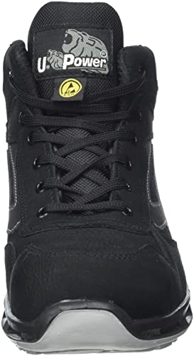 U-Power Red Lion Lift, Safety Shoes,Zapatos de Seguridad, Altos, Ligeros y Flexibles, Antiperforación, Antipinchazos, con Inserto Infinergy, con Puntera de Aluminio - Grey 41
