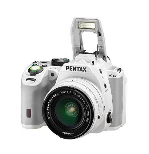 Pentax K-S2+18-50WR - Cámara fotográfica Digital, Color Blanco