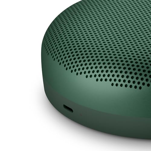 Bang & Olufsen Beosound A1 (2.ª Gen) Altavoz Bluetooth Inalámbrico Portátil Resistente al Agua y al Polvo con Sonido de 360 Grados, Alexa y Speakerphone, Hasta 18 horas de Batería Green
