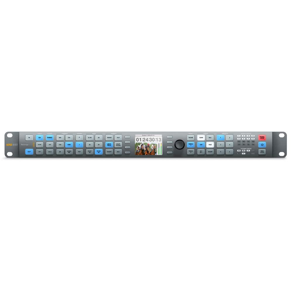 Blackmagic Design Teranex AV Active video converter - Conversor de vídeo (3840 x 2160 Pixeles, 525i,625i,720p,1080i,1080p,2160p, Active video converter, Gris, 100 - 240 V, 50/60 Hz)